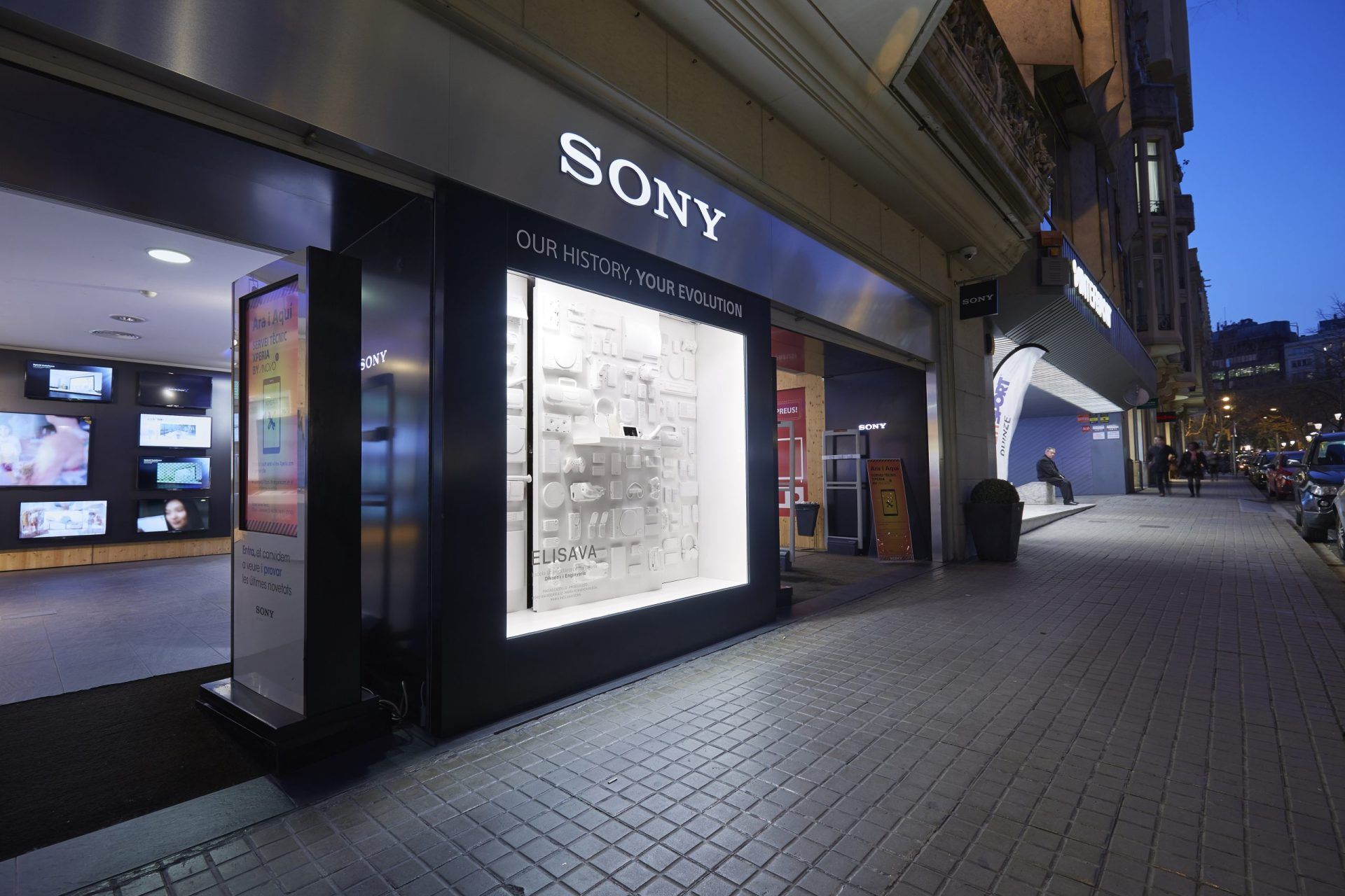 Escaparatismo Sony