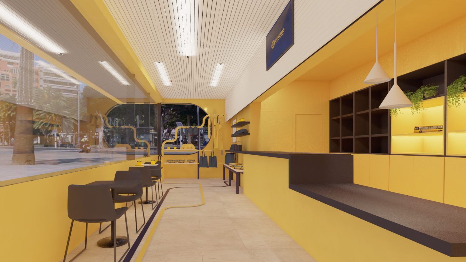 Corner Guaguas Municipales · proyecto de Bargo Studio